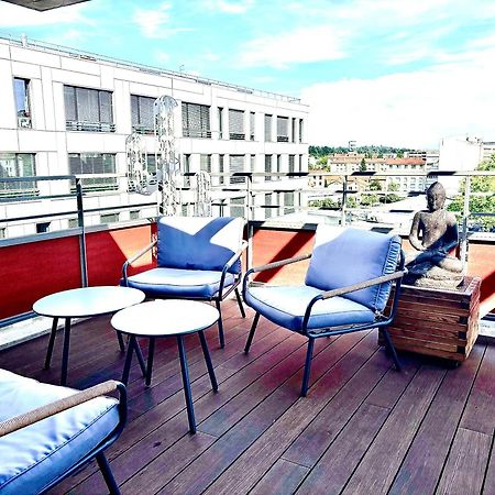 T2 Little Boheme Grande Terrasse Plein Ciel Apartment Lyon Bagian luar foto