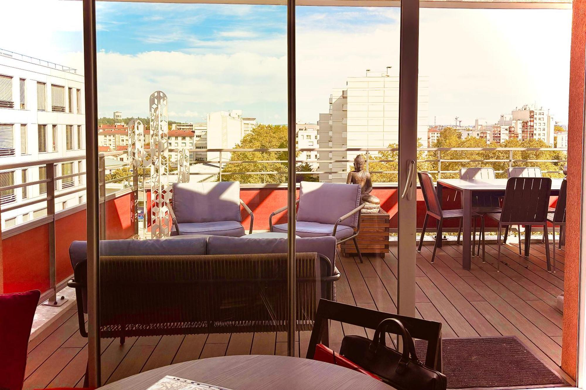 T2 Little Boheme Grande Terrasse Plein Ciel Apartment Lyon Bagian luar foto