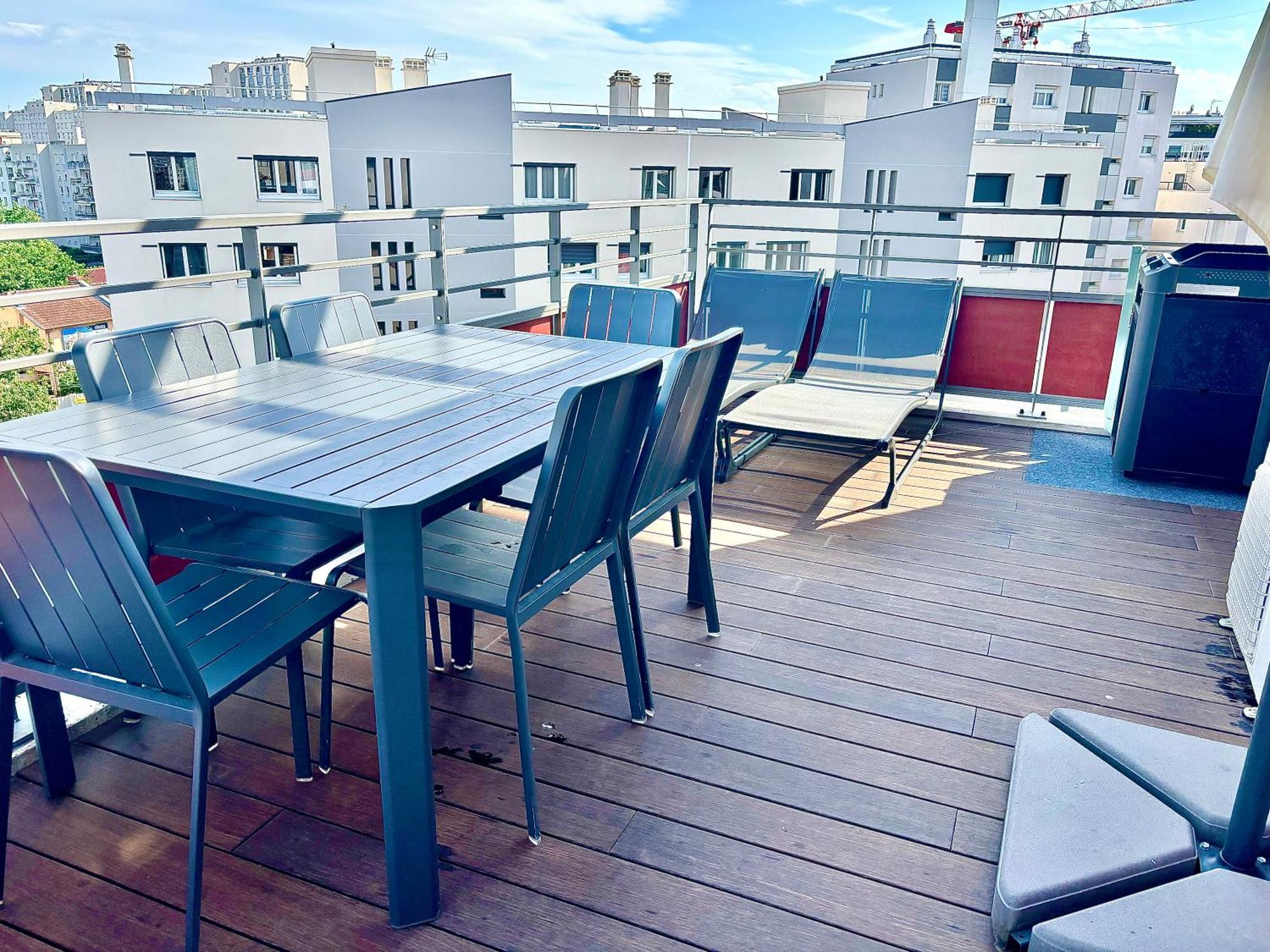 T2 Little Boheme Grande Terrasse Plein Ciel Apartment Lyon Bagian luar foto